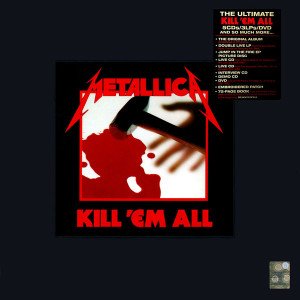 METALLICA - KILL 'EM ALL (1983) (4XLP+5XCD+DVD BOXSET) 2016 SIFIR