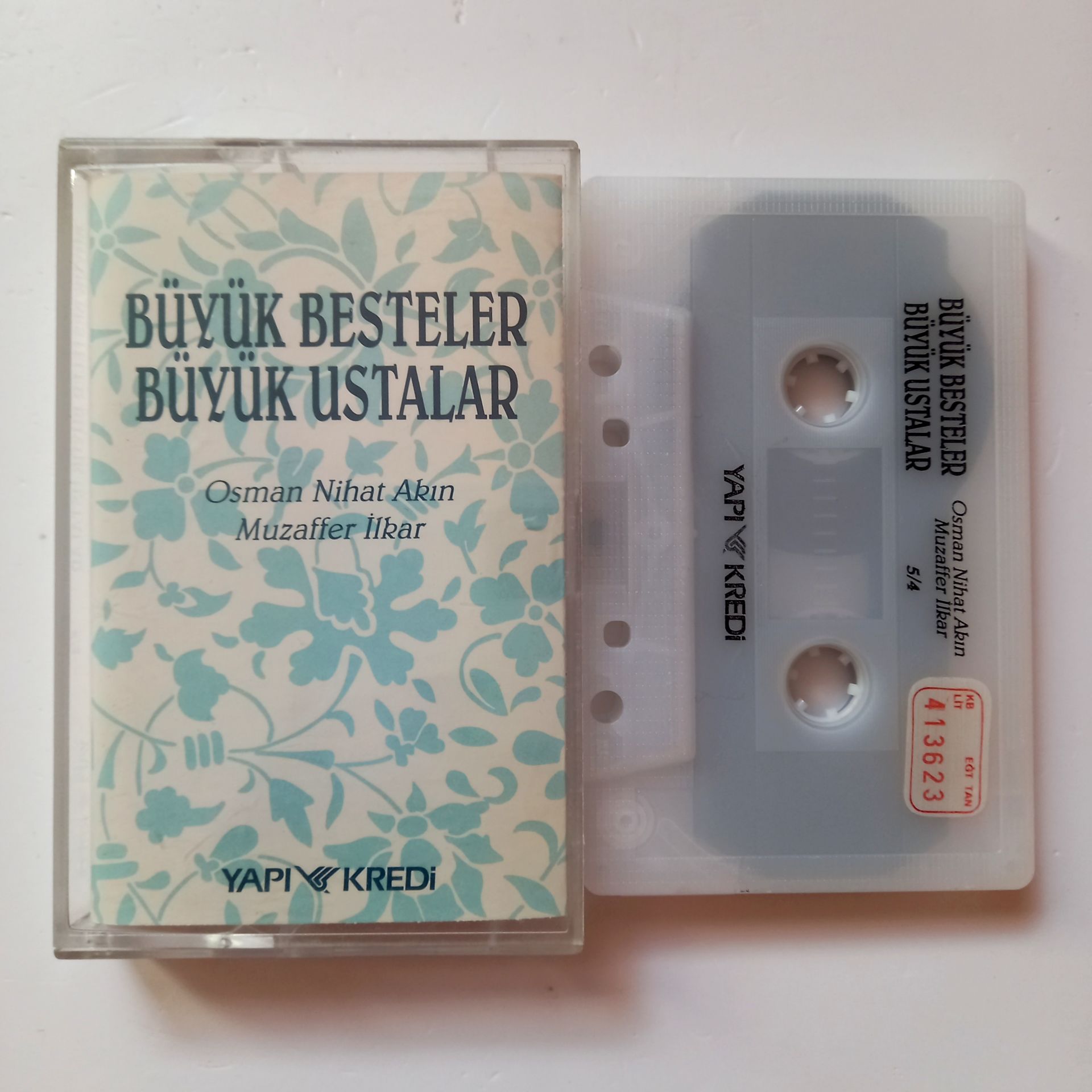 BÜYÜK BESTELER BÜYÜK USTALAR - OSMAN NİHAT AKIN, MUZAFFER İLKAR / 5/4 - KASET 2.EL