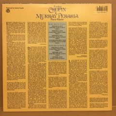 CHOPIN IMPROMPTUS FANTAISIE OP.49 BARCAROLLE BERCEUSE MURRAY PERAHIA 1985 2.EL PLAK