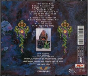 AXEL RUDI PELL – NASTY REPUTATION (1991) - CD 2.EL