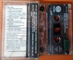 METALLICA - RIDE THE LIGHTNING (1992) YONCA CASSETTE MADE IN TURKEY ''USED''
