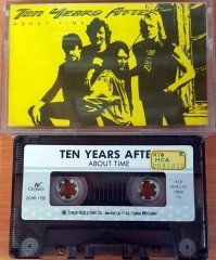 TEN YEARS AFTER - ABOUT TIME (1989) TOPKAPI CASSETTE MADE IN TURKEY ''USED'' PAPER LABEL
