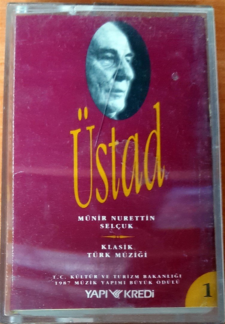 MÜNİR NURETTİN SELÇUK - KLASİK TÜRK MÜZİĞİ / ÜSTAD / YAPI KREDİ-1 KASET 2.EL