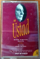 MÜNİR NURETTİN SELÇUK - KLASİK TÜRK MÜZİĞİ / ÜSTAD / YAPI KREDİ-1 KASET 2.EL