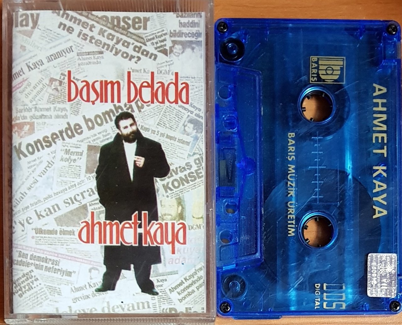 AHMET KAYA - BAŞIM BELADA / BARIŞ MÜZİK KASET 2.EL