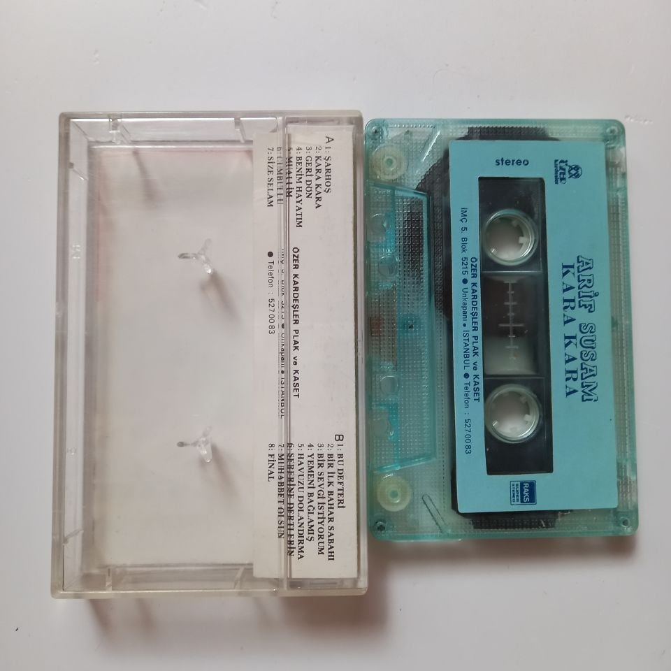 ARİF SUSAM - KARA KARA - KASET 2.EL