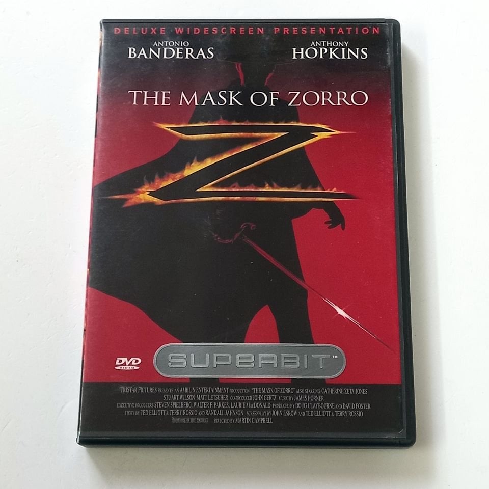 THE MASK OF ZORRO - ANTONIO BANDERAS, ANTHONY HOPKINS - YÖN.: MARTIN CAMPBELL - 2 X DVD SUPERBIT COLLECTION 2.EL 1. BÖLGE TR ALTYAZI YOKTUR