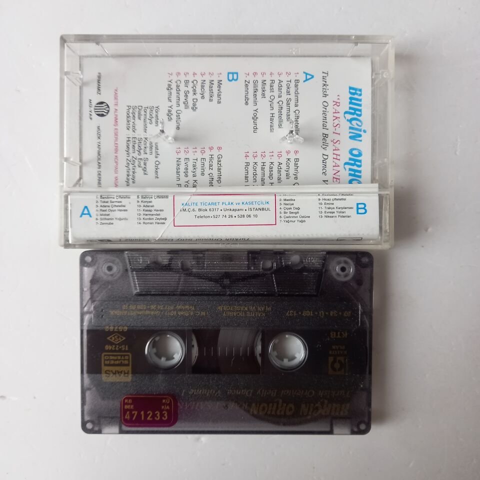 BURÇİN ORHON - RAKS-I ŞAHANE - TURKISH ORIENTAL BELLY DANCE VOLUME I (1987) - KASET 2.EL