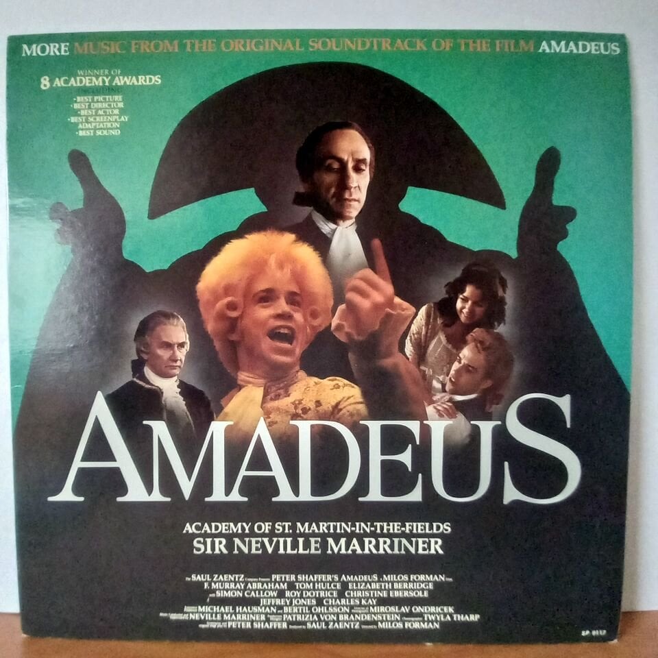 AMADEUS (MORE MUSIC FROM THE ORIGINAL SOUNDTRACK OF THE FILM) / SIR NEVILLE MARRINER, ACADEMY OF ST. MARTIN-IN-THE-FIELDS (1985) - LP 2.EL PLAK