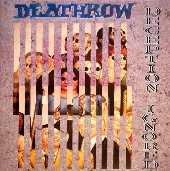 DEATHROW - DECEPTION IGNORED (1989) - LP 2025 BLUE & WHITE/CREAM SPLATTER EDITION SIFIR PLAK