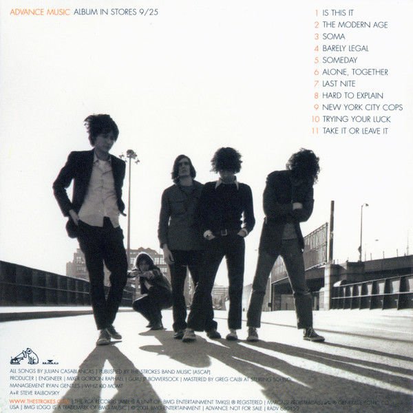 STROKES - IS THIS IT (2001) - LP 2024 LIMITED EDITION TRANSPARENT RED SIFIR PLAK