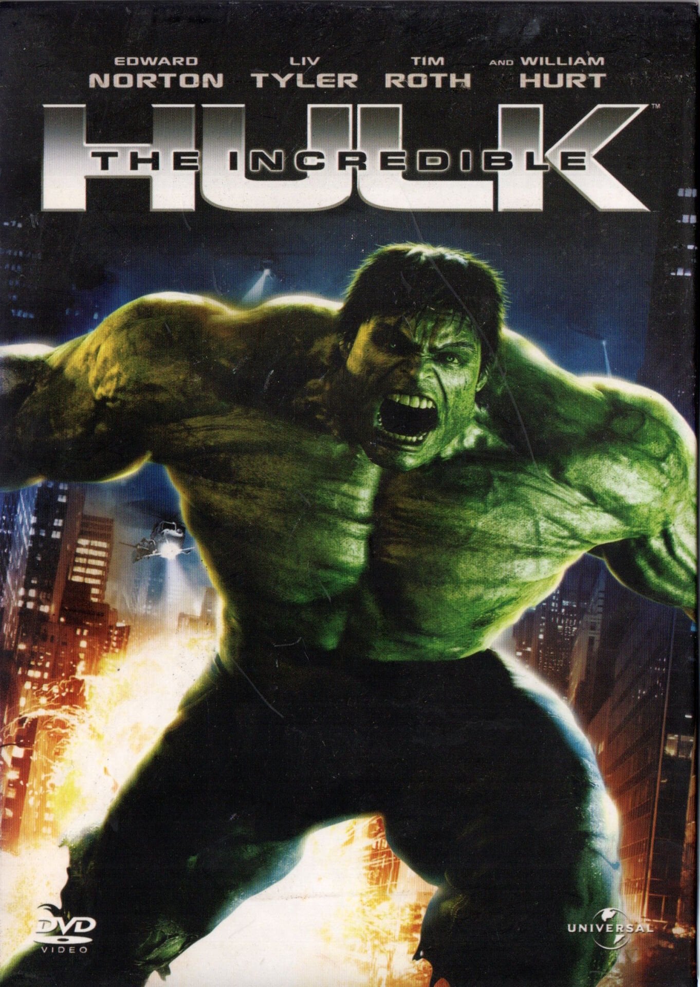 THE INCREDIBLE HULK - EDVARD NORTON - MARVEL - DVD 2.EL KARTON CEKETLİ