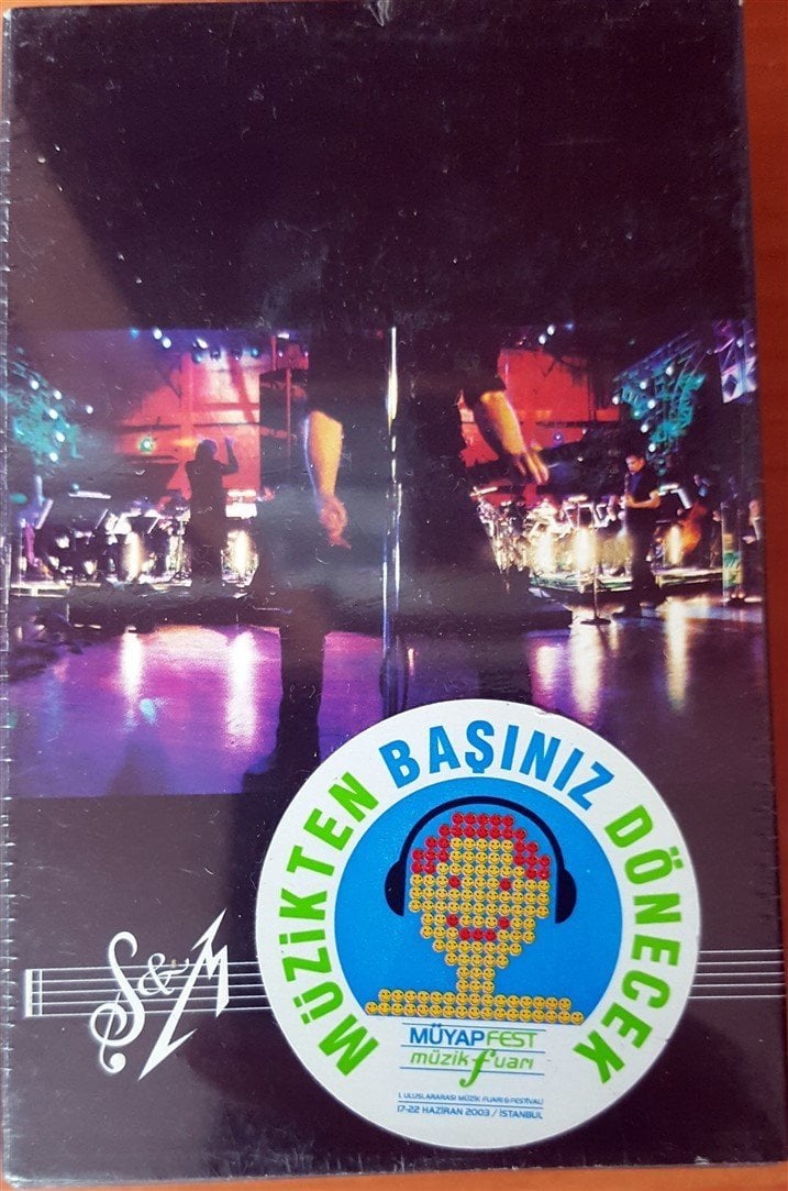 METALLICA - S&M WITH MICHAEL KAMEN CONDUCTING THE SAN FRANCISCO SYMPHONY ORCHESTRA DOUBLE CASSETTE MADE IN TURKEY ''NEW''