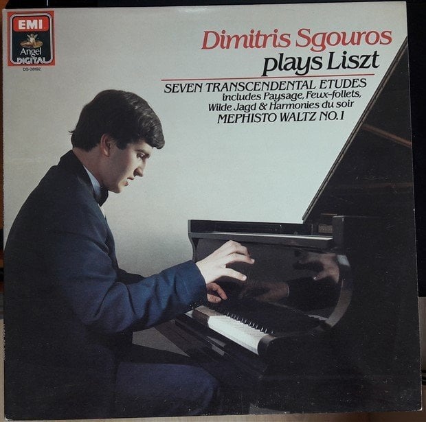 LISZT: TRANSCENDENTAL ETUDES, MEPHISTO WALTZ DIMITRIS SGOUROS - LP 2.EL