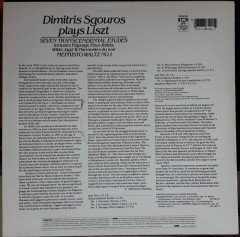 LISZT: TRANSCENDENTAL ETUDES, MEPHISTO WALTZ DIMITRIS SGOUROS - LP 2.EL