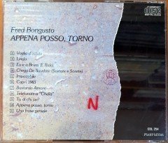 FRED BONGUSTO - APPENA POSSO, TORNO (1990) CD 2.EL