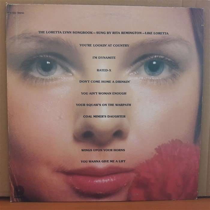 THE LORETTA LYNN SONGBOOK SUNG BY RITA REMINGTON - LIKE LORETTA - LP 2.EL PLAK