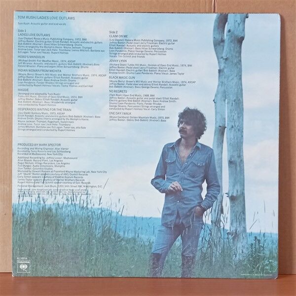 TOM RUSH – LADIES LOVE OUTLAWS (1974) - LP 2.EL PLAK