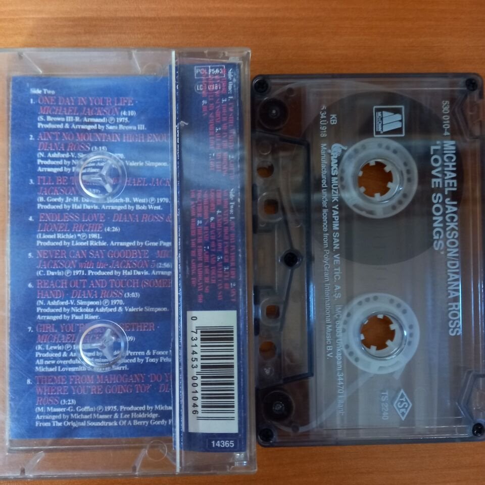 MICHAEL JACKSON, DIANA ROSS - LOVE SONGS - KASET 2.EL
