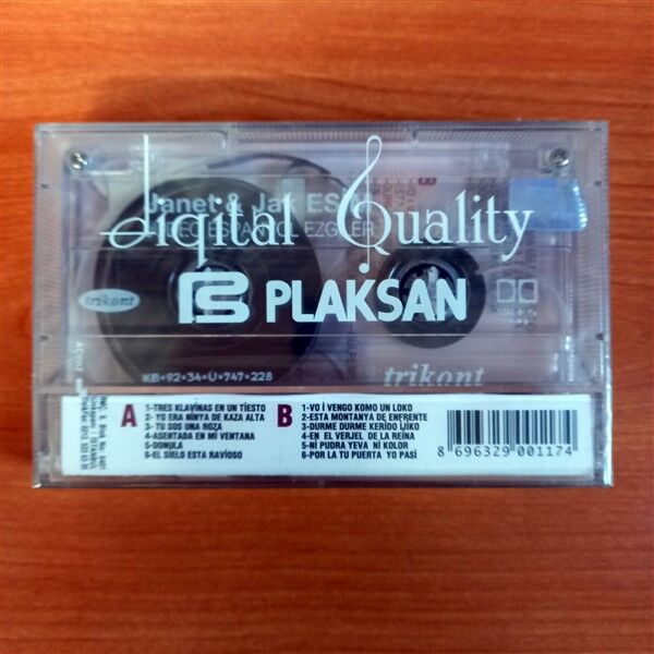 JANET & JAK ESİM - JUDEO ESPANYOL EZGİLER (1992) - KASET TRIKONT SIFIR