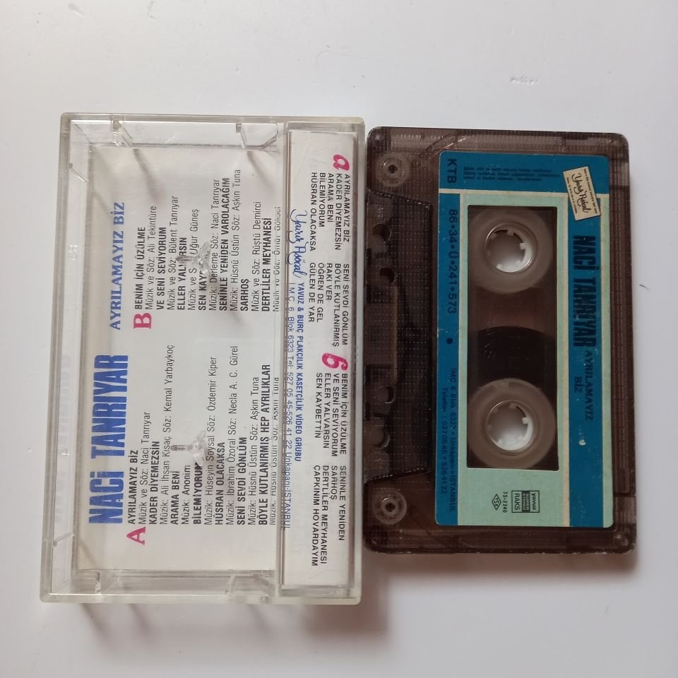 NACİ TANRIYAR - AYRILAMAYIZ BİZ (1986) - KASET 2.EL