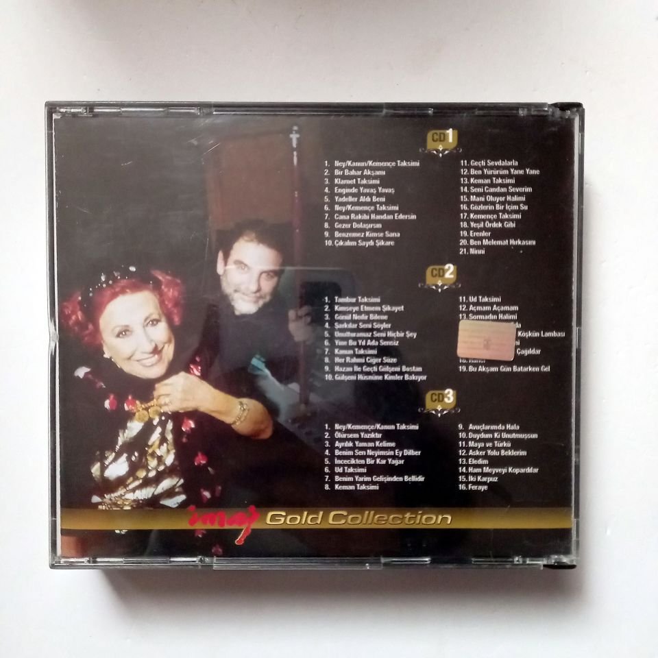 MÜZEYYEN SENAR - DİVA / WITH KUDSİ ERGÜNER ASSAMBLE (1996) - 3CD 2.EL