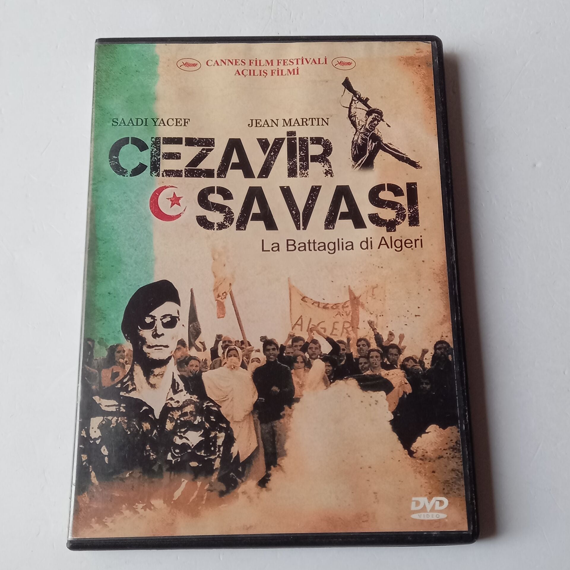 CEZAYİR SAVAŞI / LA BATTAGLIA DI ALGERI - SAADI YACES, JEAN MARTIN - DVD 2.EL