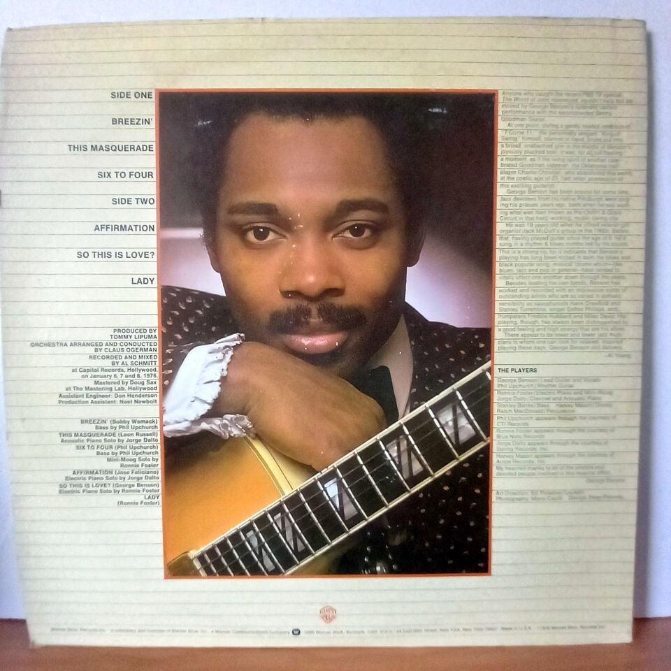 GEORGE BENSON – BREEZIN' (1977) - LP 2.EL PLAK