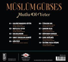 MÜSLÜM GÜRSES - MUTLU OL YETER - CD SIFIR