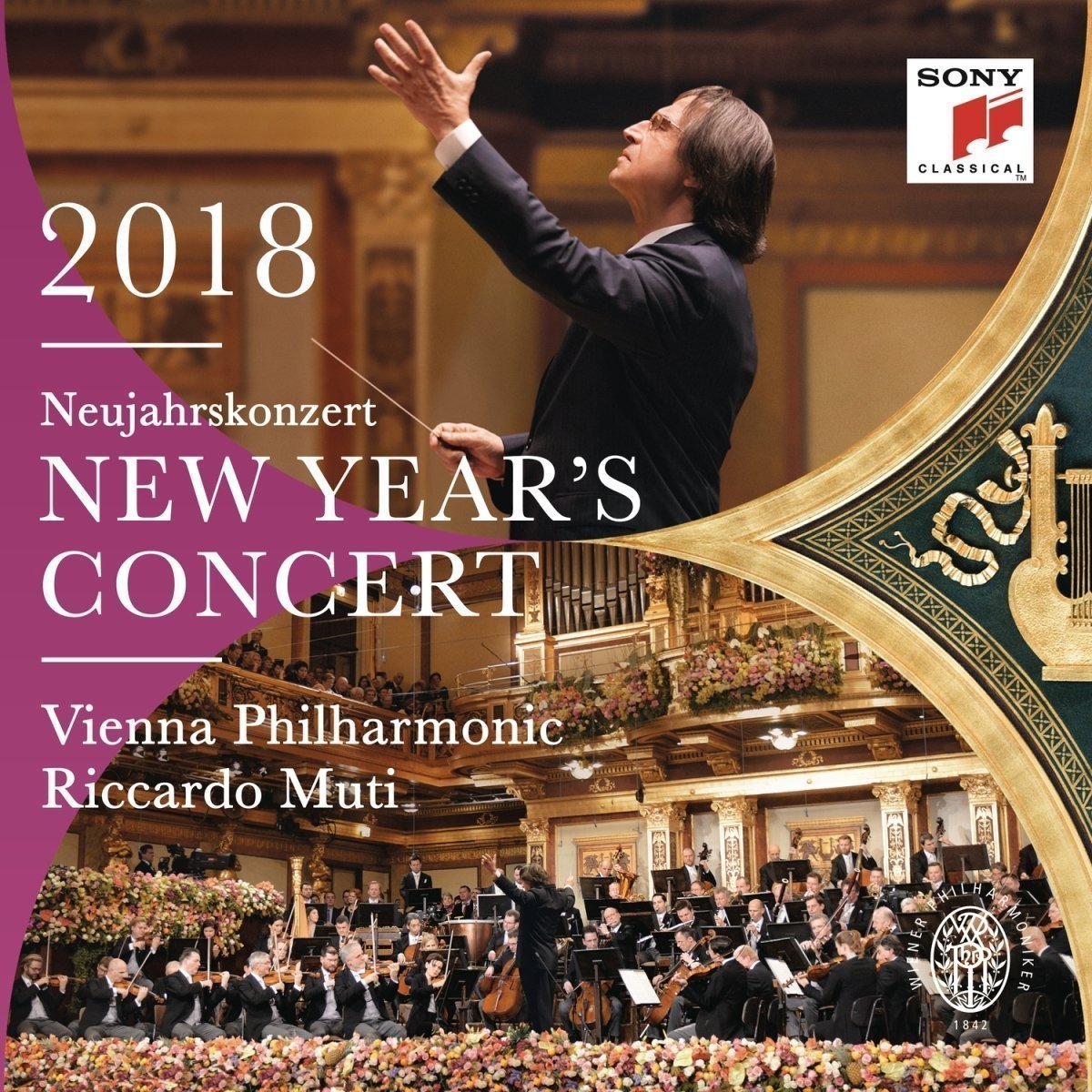NEW YEAR'S CONCERT 2018 VIENNA PHILHARMONIC RICCARDO MUTI  3LP SIFIR