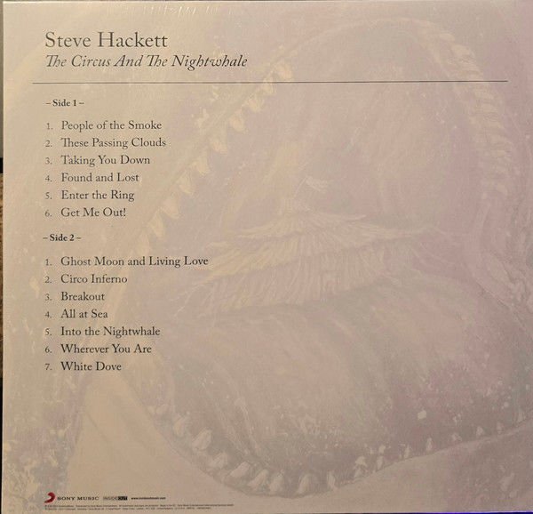 STEVE HACKETT – THE CIRCUS AND THE NIGHTWHALE (2024) - LP GATEFOLD TRANSPARENT RED 180 GR SIFIR PLAK