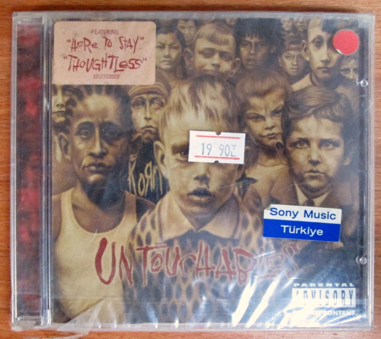 KORN - UNTOUCHABLES - CD SIFIR