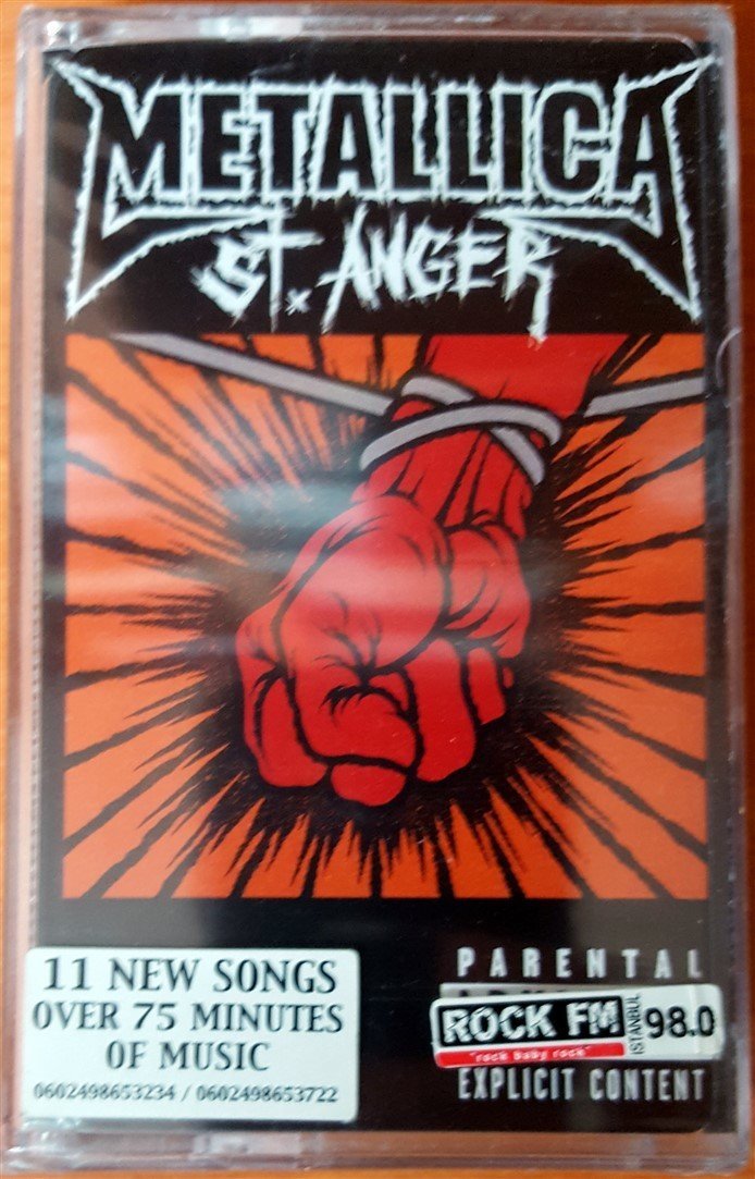 METALLICA - ST. ANGER CASSETTE MADE IN TURKEY ''NEW''