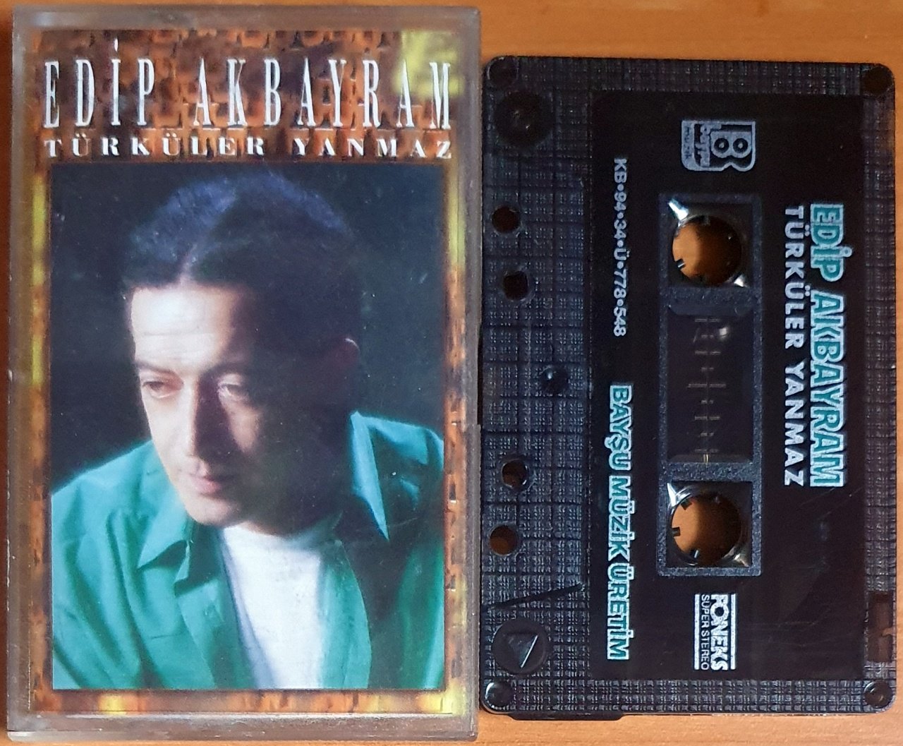 EDİP AKBAYRAM - TÜRKÜLER YANMAZ (1994) - KASET BAYŞU MÜZİK 2.EL