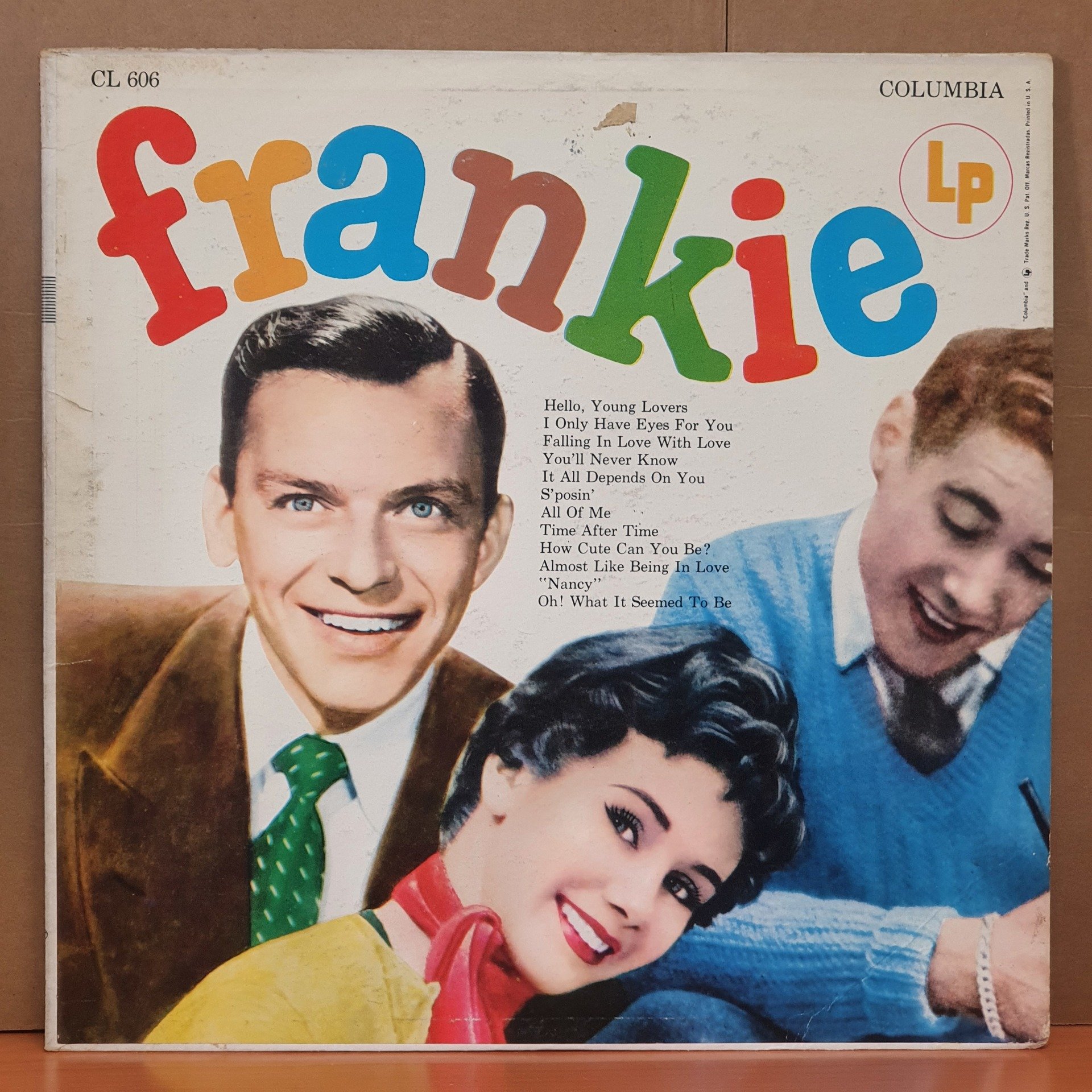 FRANK SINATRA - FRANKIE (1955) - LP 2.EL PLAK