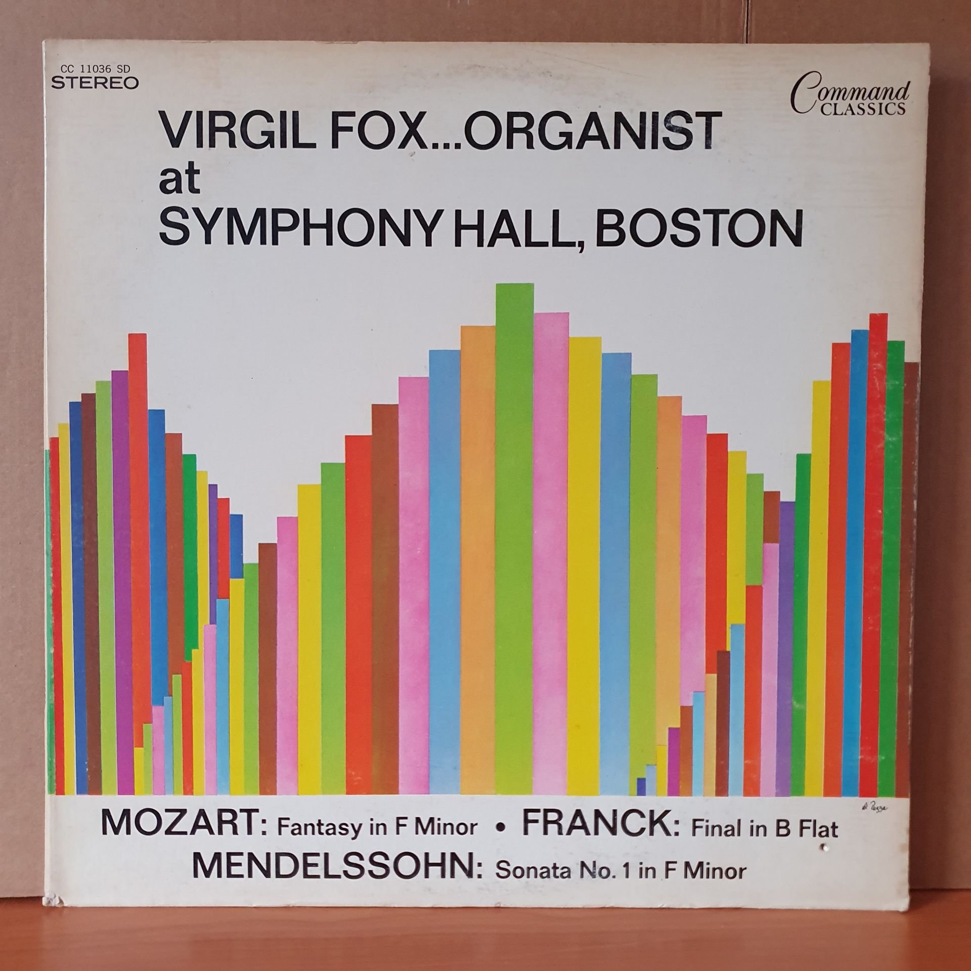 VIRGIL FOX - ORGANIST AT SYMPHONY HALL, BOSTON (1965) - LP 2.EL PLAK
