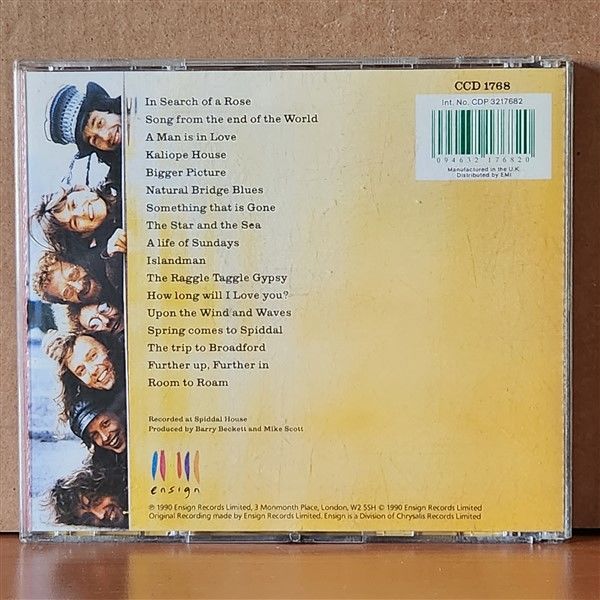 THE WATERBOYS – ROOM TO ROAM (1990) - CD 2.EL