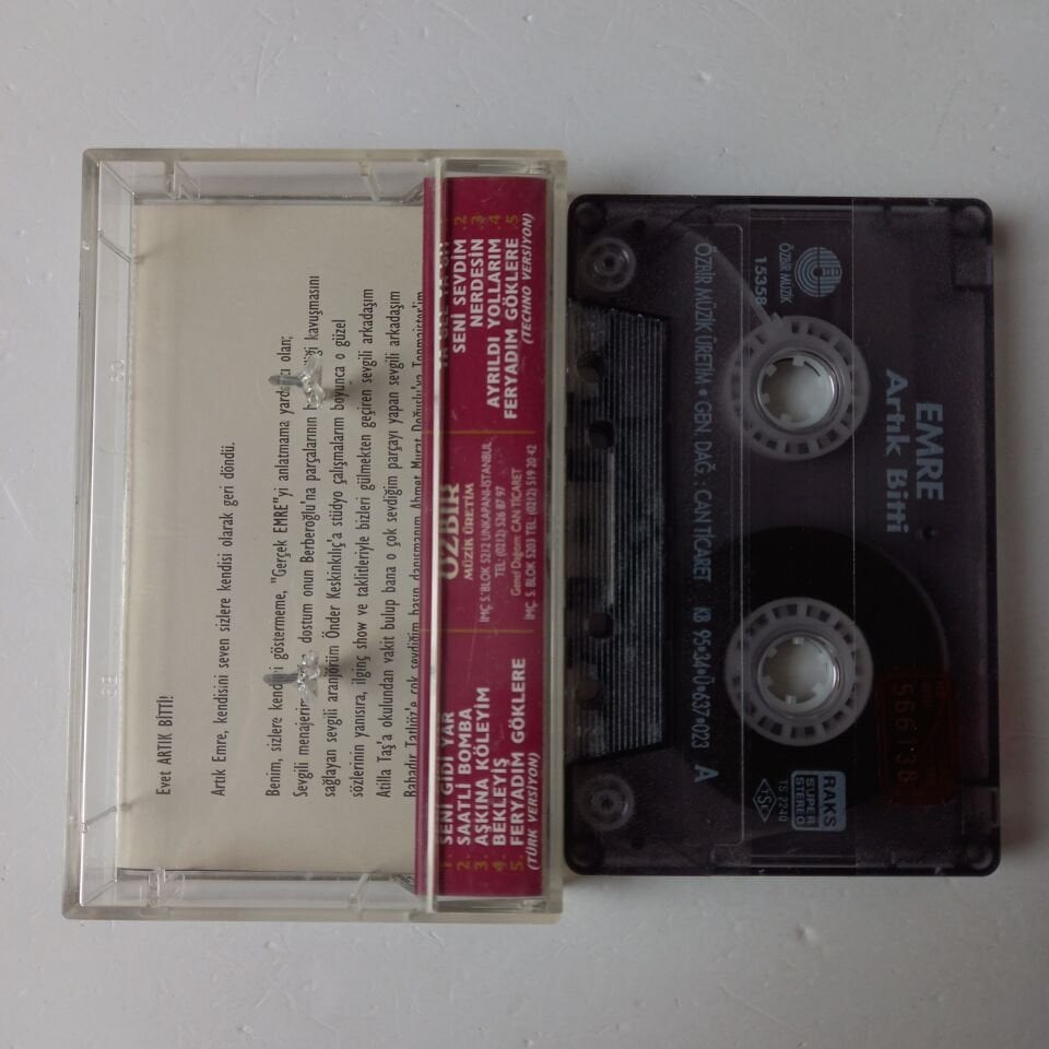 EMRE - ARTIK BİTTİ (1995) - KASET 2.EL