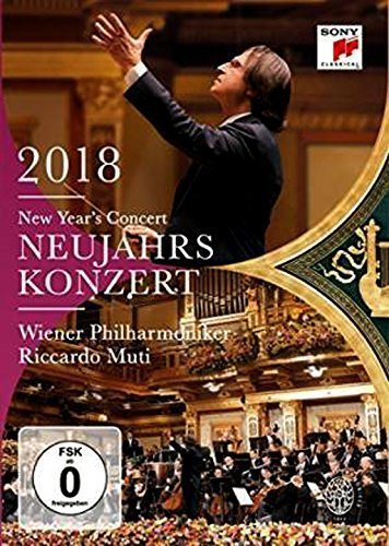 NEW YEAR'S CONCERT 2018 VIENNA PHILHARMONIC RICCARDO MUTI DVD SIFIR