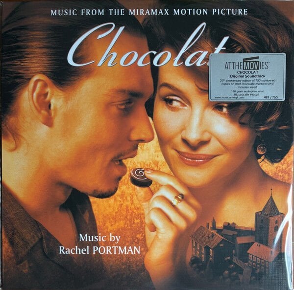 RACHEL PORTMAN – CHOCOLAT (MUSIC FROM THE MIRAMAX MOTION PICTURE) (2000) - LP 2025 REISSUE 25TH ANNIVERSARY LIMITED NUMBERED EDITION 180GR MINT CHOCOLATE VINYL SIFIR PLAK