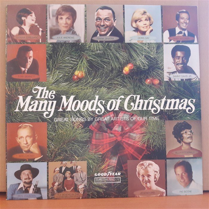 THE MANY MOODS OF CHRISTMAS - BARBRA STREISAND, JULIE ANDREWS, FRANK SINATRA... (1973) - LP 2.EL PLAK