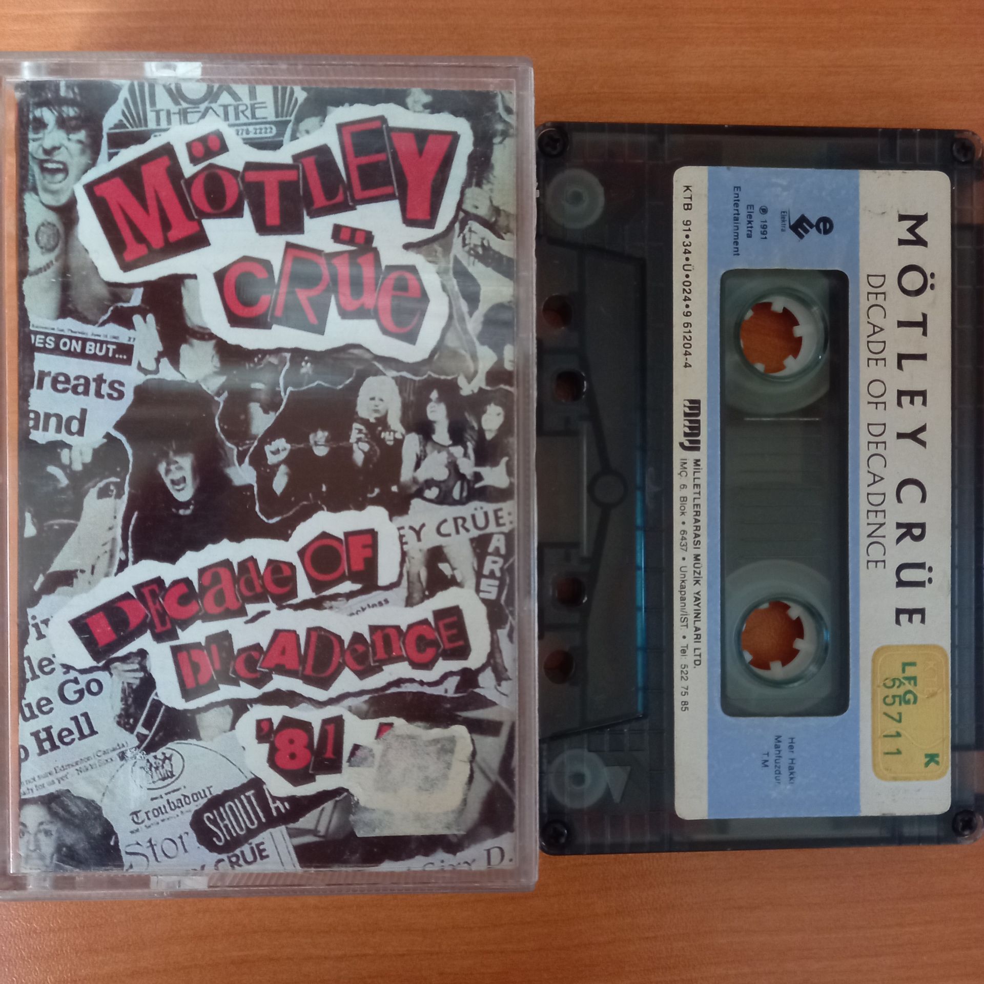 MOTLEY CRUE - DECADE OF DECADENCE (1991) - KASET 2.EL