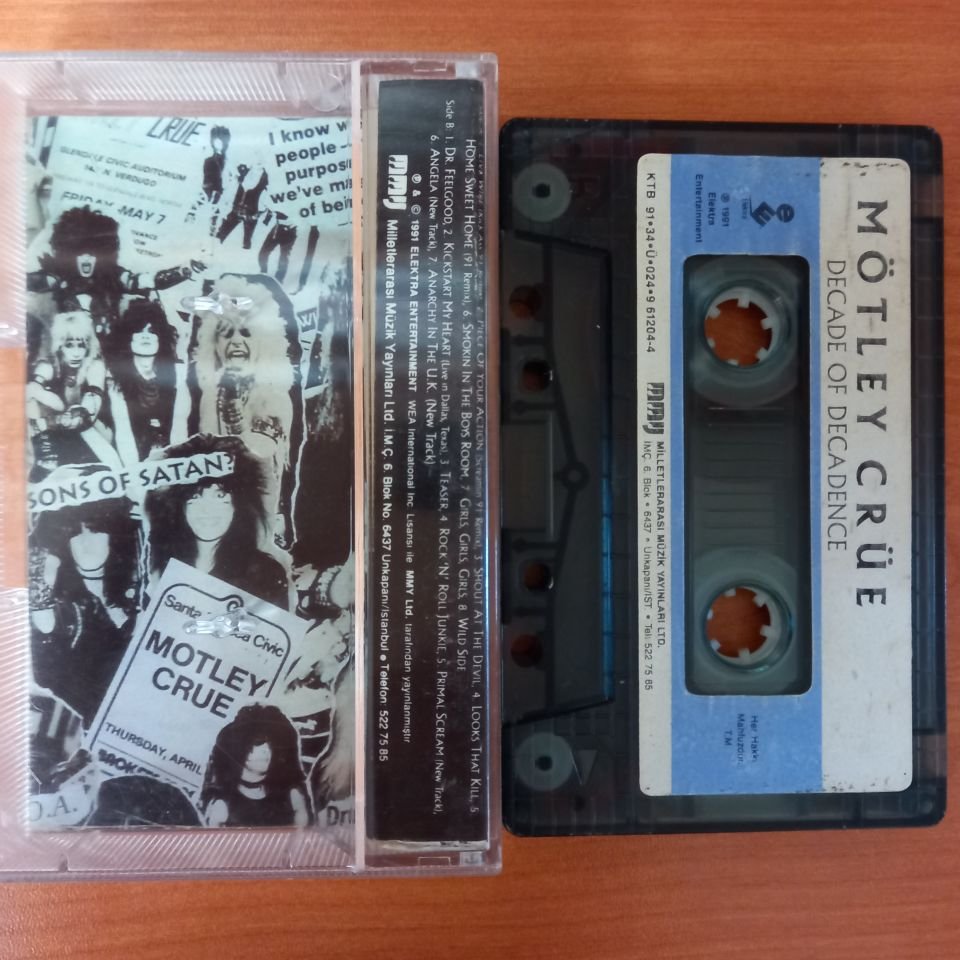 MOTLEY CRUE - DECADE OF DECADENCE (1991) - KASET 2.EL