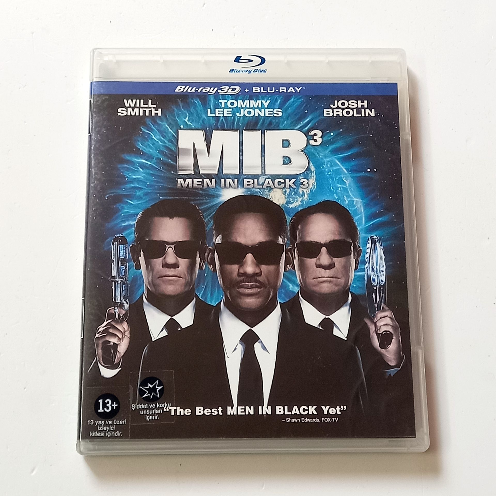 MEN IN BLACK 3 - WILL SMITH, TOMMY LEE JONES, JOSH BROLIN, YÖN.: BARRY SONNENFELD - BLU-RAY 3D + BLU RAY 2. EL