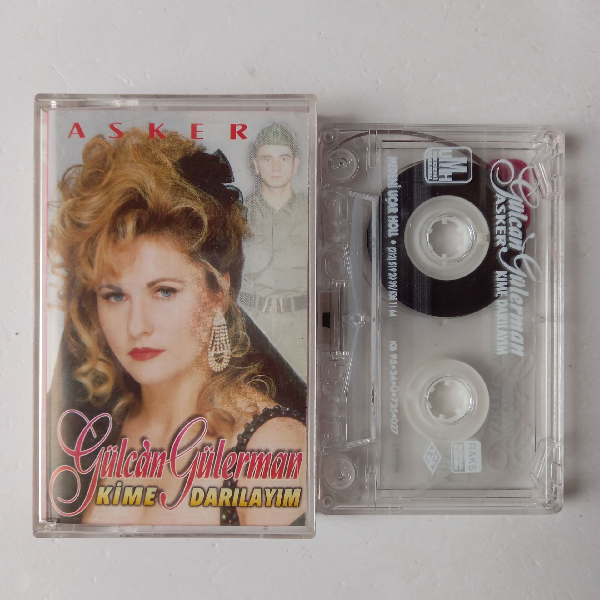 GÜLCAN GÜLERMAN - ASKER - KİME DARILAYIM (1995) - KASET 2.EL