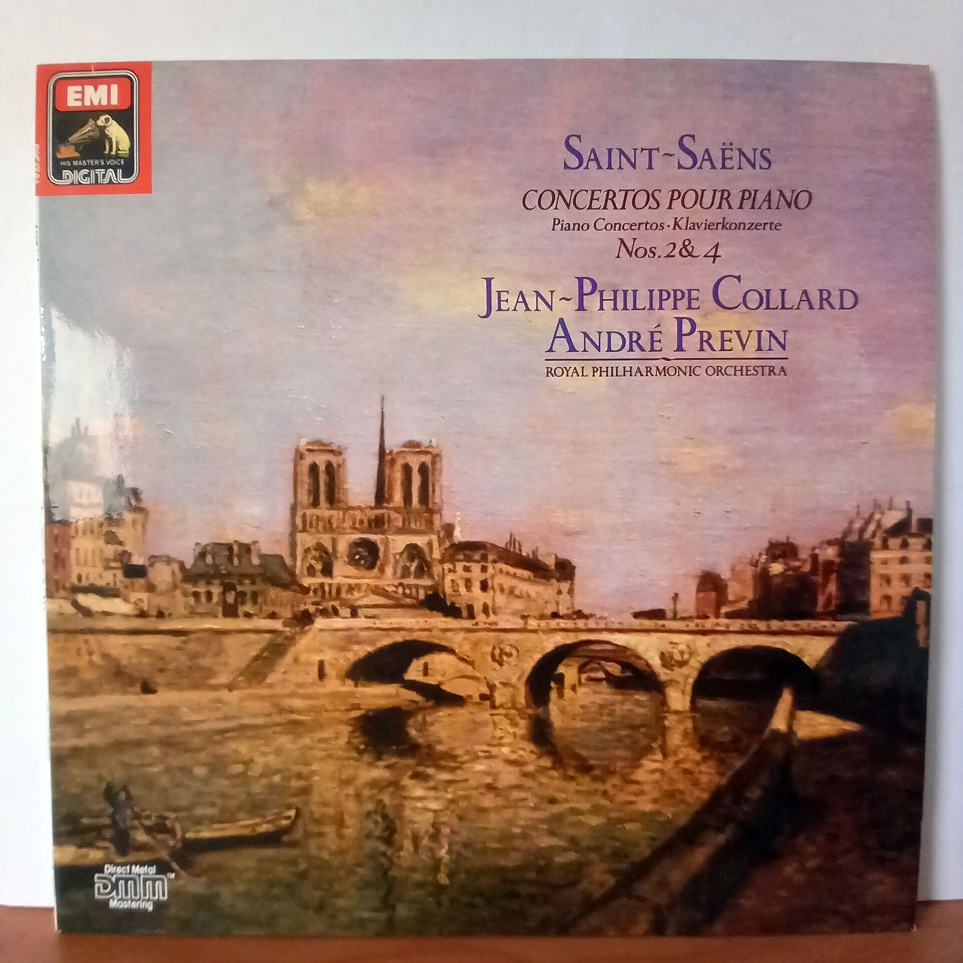 SAINT-SAENS, JEAN-PHILIPPE COLLARD, ANDRE PREVIN, ROYAL PHILHARMONIC ORCHESTRA – CONCERTOS POUR PIANO NOS 2 & 4 (1987) - LP 2.EL PLAK