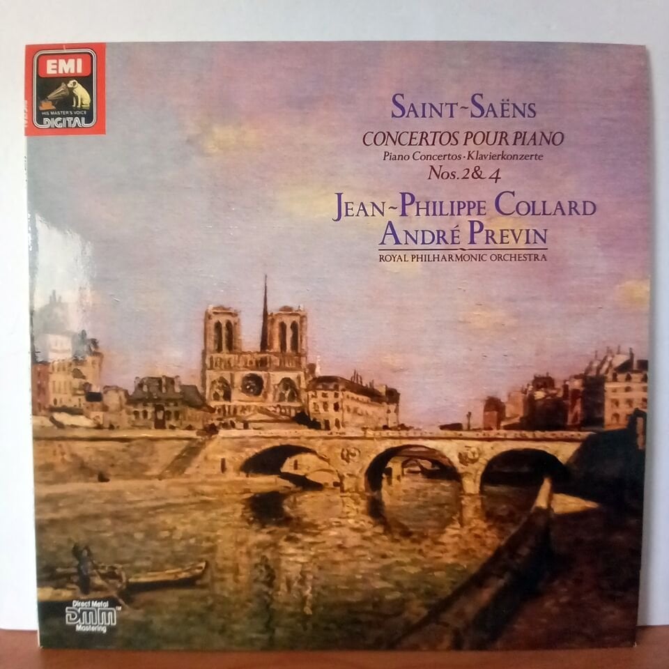 SAINT-SAENS, JEAN-PHILIPPE COLLARD, ANDRE PREVIN, ROYAL PHILHARMONIC ORCHESTRA – CONCERTOS POUR PIANO NOS 2 & 4 (1987) - LP 2.EL PLAK
