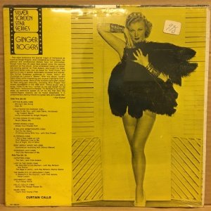 GINGER ROGERS - SILVER SCREEN STAR SERIES / COMPILATION - LP DÖNEM BASKI SIFIR PLAK