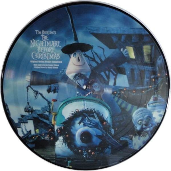 TIM BURTON'S NIGHTMARE BEFORE CHRISTMAS - SOUNDTRACK (1993) / MUSIC BY DANNY ELFMAN - 2LP 2014 REISSUE PICTURE DISC SIFIR PLAK