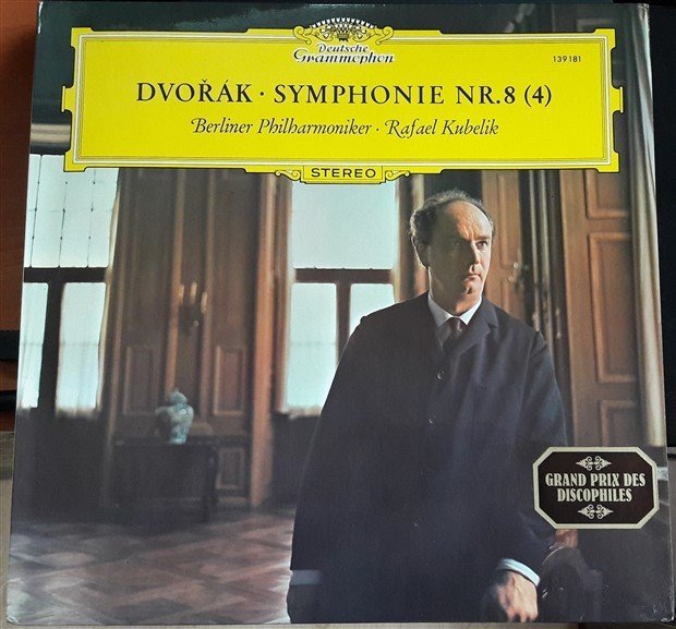 DVOŘÁK: SYMPHONY NO:8 BERLINER PHILHARMONIKER, RAFAEL KUBELIK - LP 2.EL